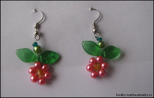 Náušnice kytičky